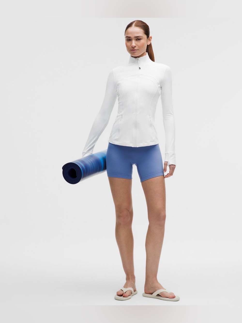 Lululemon white Nulu define NWT
